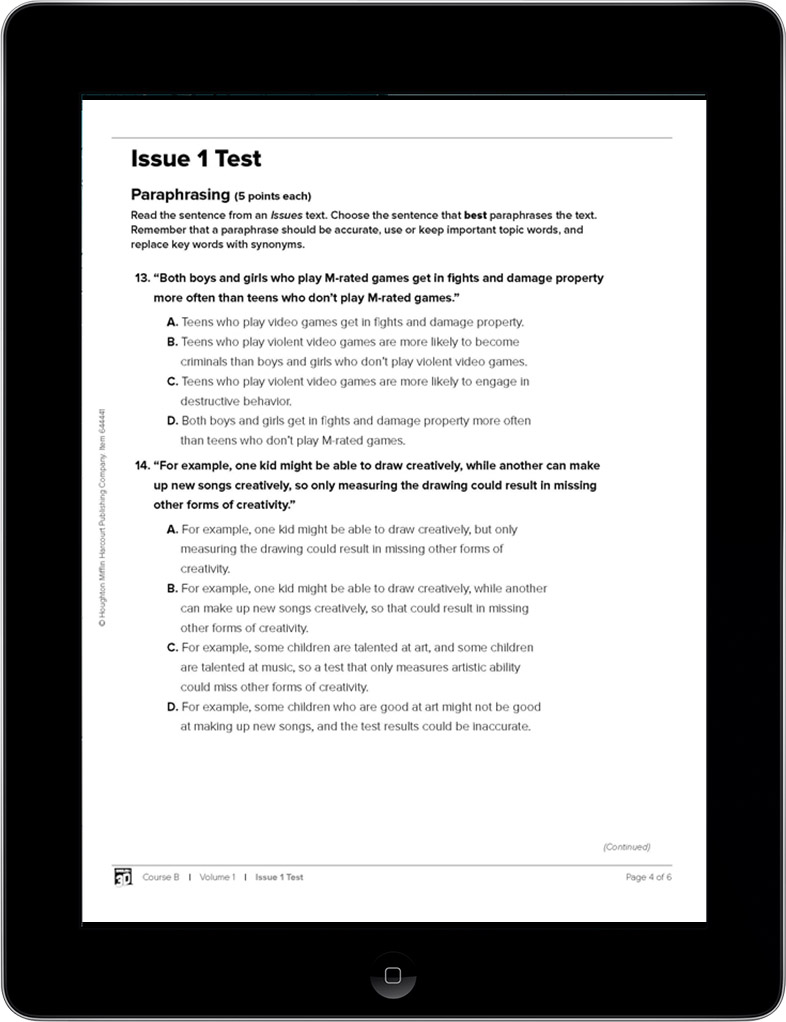 Assessment of and for Learning