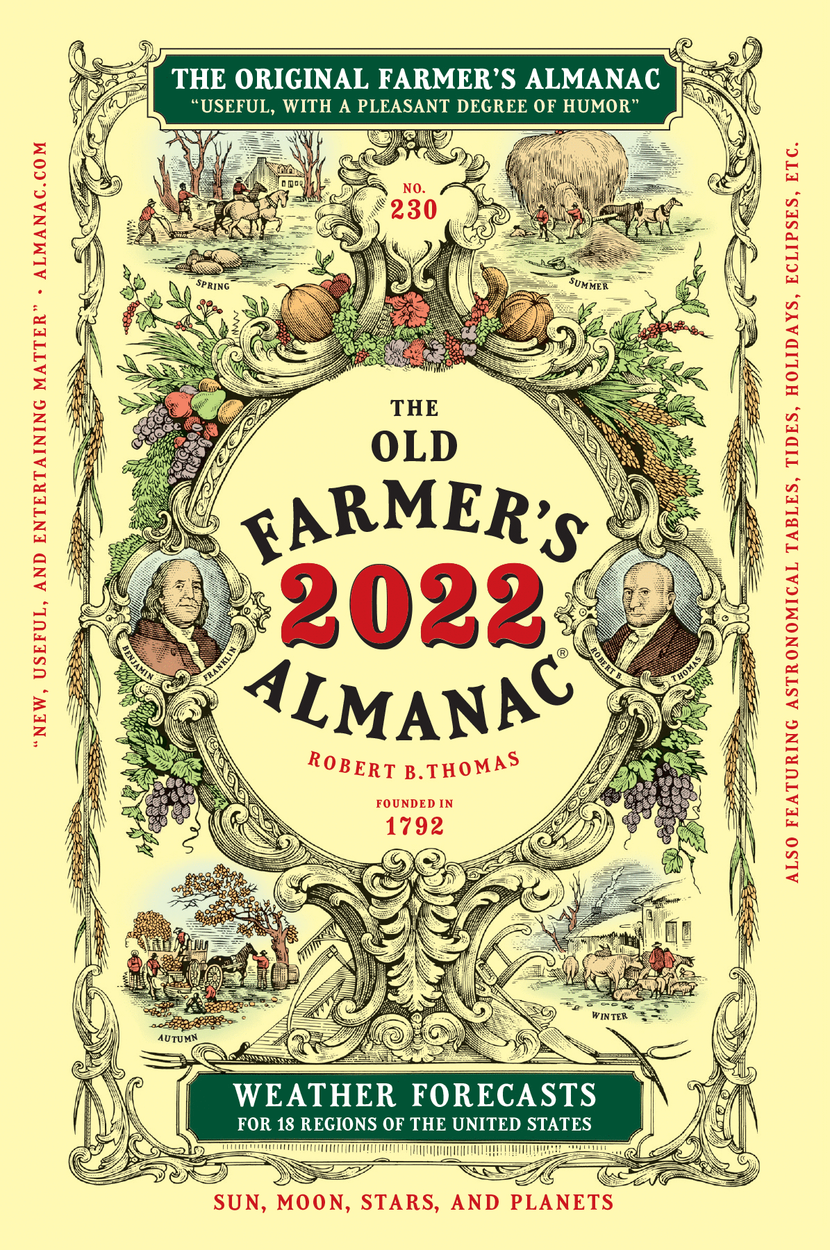 Order The Old Farmer's Almanac 2022 Trade Edition, ISBN: 1571988939 | HMH