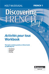 Order Discovering French Today Activites Pour Tous Level 1 Isbn 9780547871776 Hmh