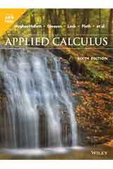 Order Hughes Hallett Applied Calculus Sixth Edition 6 Year Epub Set Grades 9 12 Isbn 9781119588337 Hmh